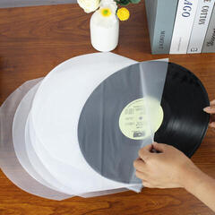 Hoes/koffer voor LP's Muziker HDPE Vinyl Record Inner Sleeves Pack LP-hoezen 50 - 6