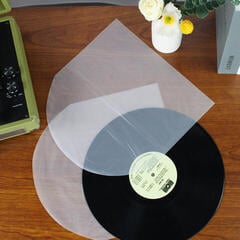 Hoes/koffer voor LP's Muziker HDPE Vinyl Record Inner Sleeves Pack LP-hoezen 50 - 7
