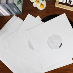 Hoes/koffer voor LP's Muziker Paper 12'' Record Inner Sleeves with plastic insert Pack LP-hoezen 20 - 4