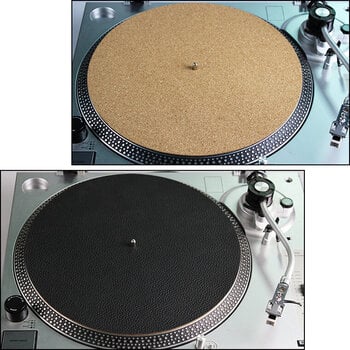 Slipmat Muziker Genuine Leather & Cork LP Slip Mat Slipmat (Beschadigd) - 6