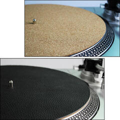 Slipmat Muziker Genuine Leather & Cork LP Slip Mat Slipmat - 3