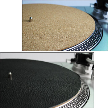 Slipmat Muziker Genuine Leather & Cork LP Slip Mat Slipmat (Beschadigd) - 7