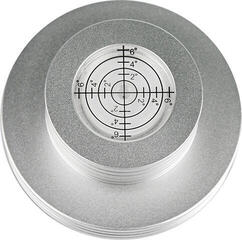 Stabilisator Muziker Record Aluminum Stabilizer with Bubble Level Silver Stabilisator - 1