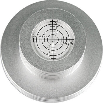 Stabilizator Muziker Record Aluminum Stabilizer with Bubble Level Silver Stabilizator - 2