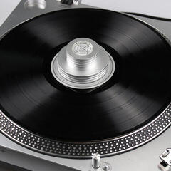 Stabilisator Muziker Record Aluminum Stabilizer with Bubble Level Silver Stabilisator - 4