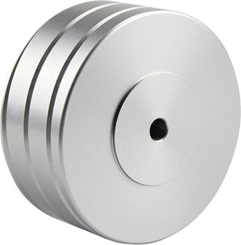 Stabilisator Muziker 2 in 1 Record Stabilizer with 45 Adapter Silver Stabilisator - 3