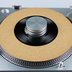 Stabilizer Muziker 2 in 1 Record Stabilizer with 45 Adapter Silver Stabilizer - 6