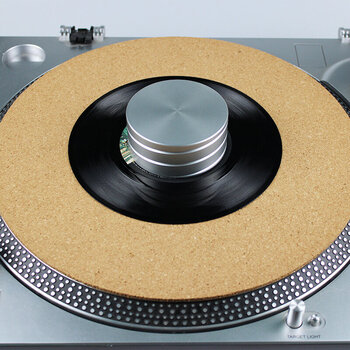 Stabilisator Muziker 2 in 1 Record Stabilizer with 45 Adapter Silver Stabilisator - 7