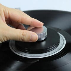 Estabilizador Muziker Vinyl Record Damper Clamp Silver Estabilizador - 7