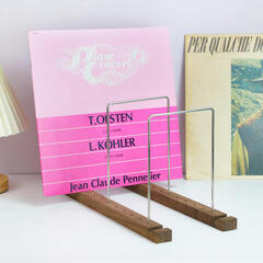 Tafelstandaard voor LP's Muziker 7'', 10'' and 12'' Vinyl record display stand Tafelstandaard voor LP's Natural - 6