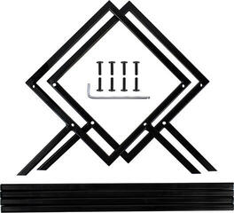 Tafelstandaard voor LP's Muziker 7'' 10'' 12'' Vinyl Record Metal Assembly Display Holder Tafelstandaard voor LP's Black - 6