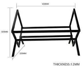 Tafelstandaard voor LP's Muziker 7'' 10'' 12'' Vinyl Record Metal Assembly Display Holder Tafelstandaard voor LP's Black - 7
