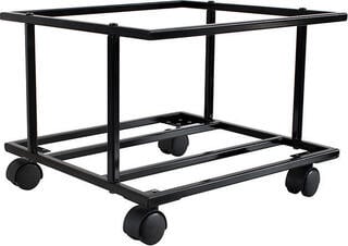 Tafelstandaard voor LP's Muziker 10'' 12'' Vinyl Record Metal Assembly Display Holder with wheel Tafelstandaard voor LP's Black - 1