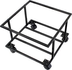 Tafelstandaard voor LP's Muziker 10'' 12'' Vinyl Record Metal Assembly Display Holder with wheel Tafelstandaard voor LP's Black - 2