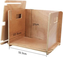 Doboz LP lemezekhez Muziker Self-Assembly Plywood Doboz LP lemezekhez Natural - 5