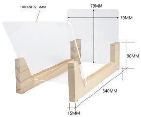Tafelstandaard voor LP's Muziker Natural Pine Wood Tafelstandaard voor LP's Natural - 2