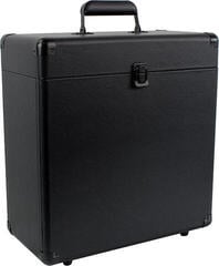 Hoes/koffer voor LP's Muziker 12'' Vinyl Record Leather Koffer voor lp-platen Black - 1