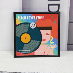 Muurstandaard voor LP's Muziker Vinyl record albums Muurstandaard voor LP's Black - 5