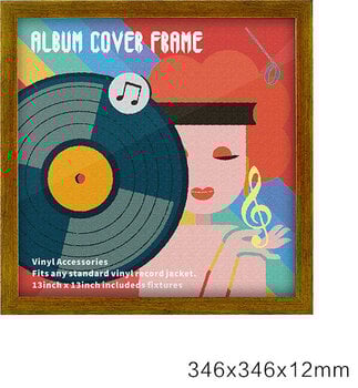 Zidni stalak za LP ploče Muziker MUZR65B Zidni stalak za LP ploče - 4