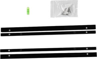 Muurstandaard voor LP's Muziker Acrylic Vinyl record albums storage rack Muurstandaard voor LP's Black - 1