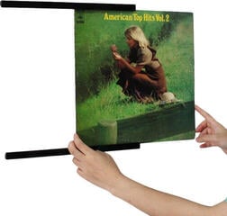 Muurstandaard voor LP's Muziker Acrylic Vinyl record albums storage rack Muurstandaard voor LP's Black - 5