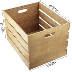 Doboz LP lemezekhez Muziker Self-Assembly Plywood Doboz LP lemezekhez Natural - 4