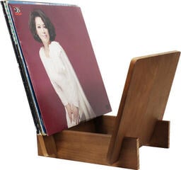 Tafelstandaard voor LP's Muziker Self-Assembly Paulownia Tafelstandaard voor LP's Natural - 3
