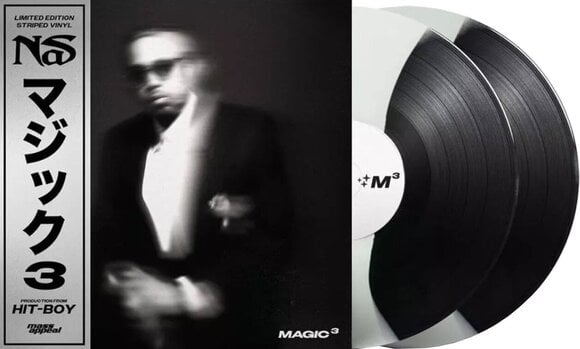 LP ploča Nas - Magic 3 (Black & White Striped Coloured) (2 LP) - 2