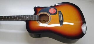 Dreadnought Elektro-Akustikgitarren Fender Squier SA-105CE Sunburst Dreadnought Elektro-Akustikgitarren (Beschädigt) - 1