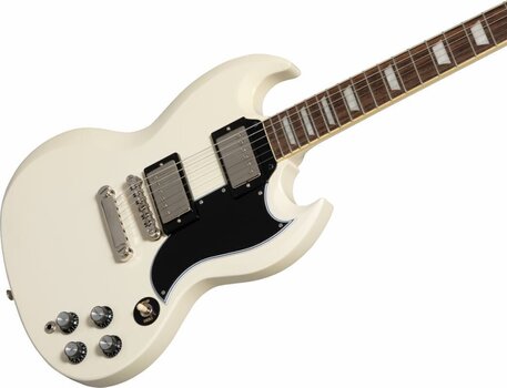 Electric guitar Epiphone 1961 Les Paul SG Standard Aged Classic White Electric guitar - 4