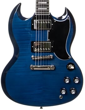 Guitarra elétrica Epiphone SG Custom Figured Viper Blue Guitarra elétrica - 4