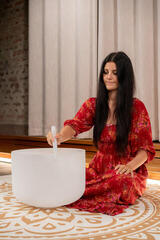 Perkusja dla terapii muzycznej Meinl Sonic Energy D3 440 Hz Kryształowa misa śpiewająca 16" - 3