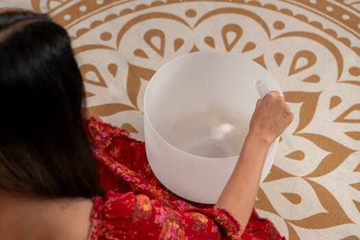 Udaraljke za glazbenu terapiju Meinl Sonic Energy G3 440 Hz Kristalna pjevajuća zdjela 12" - 2