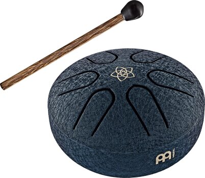 Tongue Drum Meinl Pocket Steel 3" A Major 440hz Venus Flower/Navy Blue Tongue Drum - 3