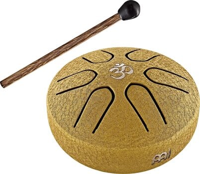 Tongue Drum Meinl Pocket Steel 3" A Major 440hz Om/Gold Tongue Drum - 3