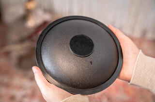 Tongue Drum Meinl Small Steel 7" F Minor 440Hz Black Tongue Drum - 4