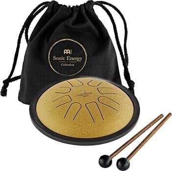 Tongue Drum Meinl Small Steel 7" C Minor 440Hz Gold Tongue Drum - 4