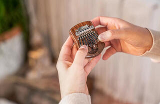Kalimba Meinl "Tree of Life" Mini Black Walnut Kalimba - 6