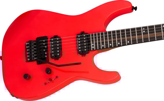 Electric guitar Jackson American Series Virtuoso Streaked EB Rocket Red Electric guitar - 4