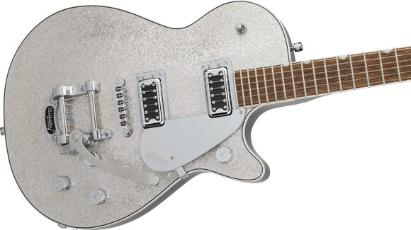 Guitarra elétrica Gretsch G5230T Electromatic Sparkle Jet FT SC Bigsby LRL Silver Sparkle Guitarra elétrica - 4