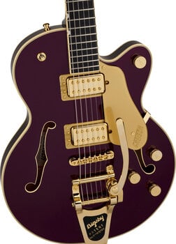 Chitarra Semiacustica Gretsch Broadkaster Jr. LX Center Block Bigsby EB Blackberry Chitarra Semiacustica - 3