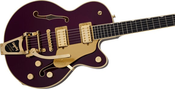 Chitarra Semiacustica Gretsch Broadkaster Jr. LX Center Block Bigsby EB Blackberry Chitarra Semiacustica - 4