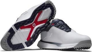 Calçado de golfe para homem Footjoy PRO SLX White/Navy/Red - 5