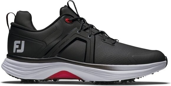 Men's golf shoes Footjoy Hyperflex Black/White/Red 42 Men's golf shoes - 2