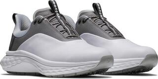 Moški čevlji za golf Footjoy Quantum White/Grey/Silver - 4