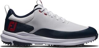 Men's golf shoes Footjoy Tour Rival White/Navy/Red - 1