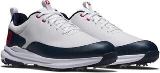 Men's golf shoes Footjoy Tour Rival White/Navy/Red - 4