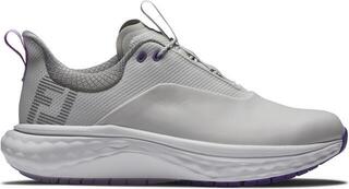 Pantofi de golf pentru femei Footjoy Quantum Grey/White/Purple - 1