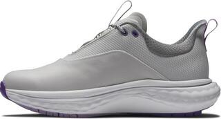 Pantofi de golf pentru femei Footjoy Quantum Grey/White/Purple - 2