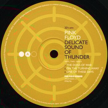 Hanglemez Pink Floyd - Delicate Sound Of Thunder (180g) (3 LP) - 5